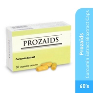 PROZAIDS Curcumn Bioxtract Caps 60's- Vegetable, Capsule, Curcumin HMS Town Pharmacy