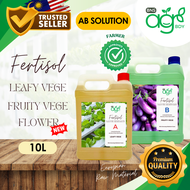 10L Set AgroBuddy Liquid AB Set Water Soluble Fertiliser Fertigation Hydroponic | Pati Baja AB Ferti