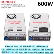 600W Adjustable Power Supply 0-12V 15V 24V 27V 30V 36V 48V 60V 68V 72V 85V 90V 100V 110V 150V 200V D