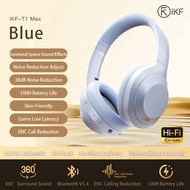 iKF T1-MAX Bluetooth Active Noise Cancelling Headphone HIFI Wireless Headset 100H Wired ENC ANC Earp