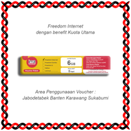 Voucher IM3 Freedom Internet Kuota 6GB 5 Hari | Berlaku Jabodetabek Banten Karawang Sukabumi