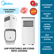 MIDEA 1.0HP R410A Portable Air Conditioner MPO-10CRN1 - Midea Warranty Malaysia