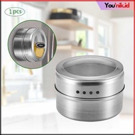 Younik Leten Food Seasoning Holder Magnetic Spice Jar Container 1pcs - C121