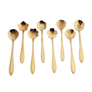 READY BANDUNG GOLD TEA COFFEE DESSERT SPOON Luxury Tea Spoon Tea Spoon Coffee Tea Coffee Spoon Set T