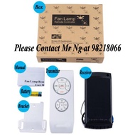 Universal AC Remote Control for Ceiling Fan and Lights