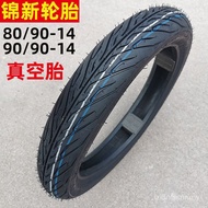 Tayar Vakum Motosikal 80/90-14 90/90-14 Tayar Kenderaan Elektrik Tayar Vakum Tayar 14 Inci