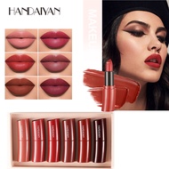 HANDAIYAN Six-Pack Curved Lipstick Set Velvet Matte Lipstick