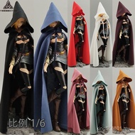 1/6 Soldier Clothes Wizard Hooded Cloak BJD Doll Costume 40cm 30CM Model Figure Cloak Baby Clothes F