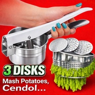 压汁机Potato Masher Stainless Steel  Ricer Cendol Maker cendol mould acuan cendol mold Food Masher Pres