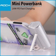 Rock P85/P86 Fast Charging PD 20W Mini Power Bank 4800mAh for iPhone Android