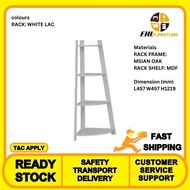 EHL FURNITURE - Dominy multi rack in White colour