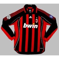 【New style】2006/2007 AM Home jersey Retro Jersey Football 06/07 AC milan jersey KAKA 22 NESTA 13 RON