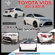 TOYOTA VIOS NCP150 2013-2018 T.STV TRD SPORTIVO FULLSET SKIRTING (FRONT SKIRT ,SIDE SKIRT, REAR SKIR