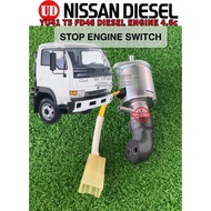 NISSAN UD YU41 T5 FD46 DIESEL ENGINE 4.6c STOP ENGINE SWITCH GENUINE PARTS NEW