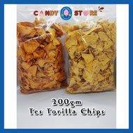 (REPACK) Tes Tortilla Chips Nanchos 200gm (Corn Barbeque / Chili Balado) Keropok Sedap Rangup HALAL
