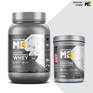 MuscleBlaze Biozorb Performance Whey Protein (Rich Chocolate, 2lbs / 907g) & Creatine Monohydrate (U