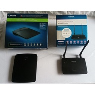 Linksys Wireless Router and WiFi Range Extender Almost new