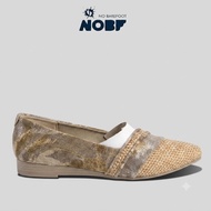 Flat Shoes PatternedWanita Handmade Naturaldaun – Comfortable Dye (Ecoprint)