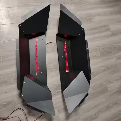 Lantsun JT2023 Front/Rear Inner Fender 1-kit Fender Flares for JT Gladiator 2021++