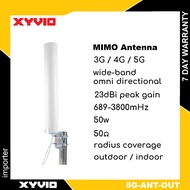 XYVIO 4G / 5G Wide Band Omni-Directional 23dBi 698 to 3800MHz MIMO Antenna ( 4G Antenna / 5G antenna