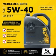 Mercedes‑Benz Genuine Engine Oil 5L SAE 5W‑40 MB 229.5 Original Motor Oil For Mercedes Benz Vehicle 