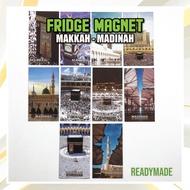 FRIDGE MAGNET MAKKAH & MADINAH | Doorgifts | Souvenir | 9.5cm x 5.5cm