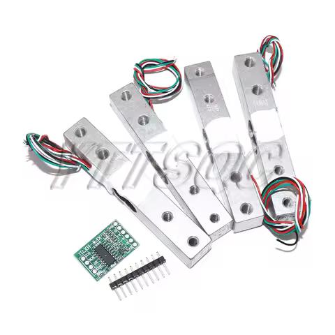 Load Cell 1KG 2KG 5KG 10KG 20KG HX711 AD Module Weight Sensor Electronic Scale Aluminum Alloy Weighi