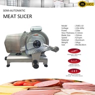 Semi Automatic Electric Meat Slicer 10 inches Blade Size Heavy Duty
