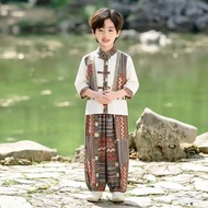New Style Children's Hanfu Ethnic Style Strong Ethnic Tsunder Ethnic Minority Ethnic Dance Performan