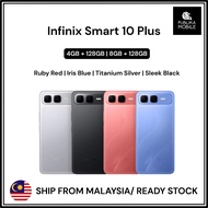 [PM] INFINIX SMART 10 PLUS (4GB+128GB | 8GB+128GB) | ANDROID MURAH | WARRANTY 1 YEAR | PHONE BUDGET