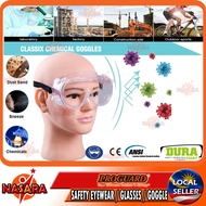 NASARA~PROGUARD SAFETY GOGGLE EYEWEAR CLASSIX CHEMICAL EYE PROTECTION for LAB CHEMICAL WORKPLACE / S