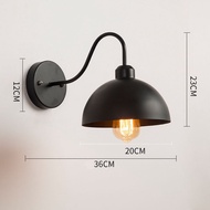 HSCTEK Rustic Wall Light Bedside LampVintage Led Wall Lamp Indoor Gooseneck Sconce Wall Light Fixtur