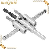 MEIGUII Adjustable Hole Saw, 40 to 120mm Adjustable Circle Hole Cutter, Heavy Duty 1-9/16" to 4-23/3