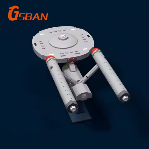 GSBAN Star Treks-Series Spaceship Fighters NCC-1701 Enterprise D Blockade Runner 199PCS Set Building