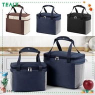 TEALY Insulated Lunch Bag Reusable Travel Adult Kids Lunch Box