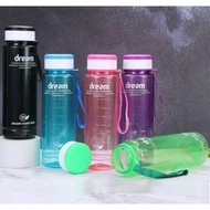 1 liter Drinking Bottle Transparent Plastic Material 1 liter Infused water Color Variant