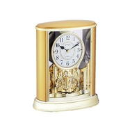 Rhythm (RHYTHM) Citizen table clock radio clock analog Pearl Dream R659 gold CITIZEN 4RY659-018