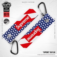 (MUST BUY) Supreme - USA Flag 2/13 - Key tag / Keychain