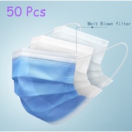 Face mask 3 layers Breathable Disposable Face Mask 50pcs