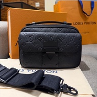 《99新》LV Louis Vuitton S Lock 郵差包