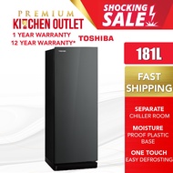 Toshiba 181L Single Door Refrigerator GR-RD235CC-DMY(37) One Touch Defrost | Faber 220L LUSSO 221BK