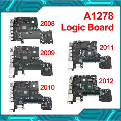 Original A1278 Motherboard CPU i5 i7 820-3115-B 820-2936-A For Macbook Pro 13" A1278 Logic Board 200