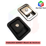 New Padlock Genset Door Lock Black Uk.9 X 12Cm Discount