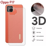 Oppo F17 Skin Carbon Transparent Sticker Carbon Skin F17
