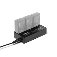 Godox VC26T 3-slot Battery Charger for V1/ V860III Series Flash Speedlite Batteries VB26A/VB26B/VB30