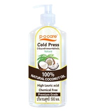 P.O. Care Cold Press Virgin Coconut Oil พีโอ แคร์ น้ำมันมะพร้าวสกัดเย็น 500ml.