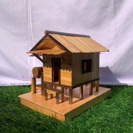 Miniature old-fashioned worship house house decoration items table decor