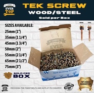 Tekscrew for WOOD & STEEL 1 - 3 (Sold per Box)