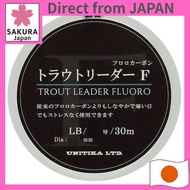 UNITIKA Trout Leader Fluorocarbon Fishing Leader Line Clear 30m / 2.5LB/3LB/4LB/5LB/6LB/8LB/0.6/0.8/