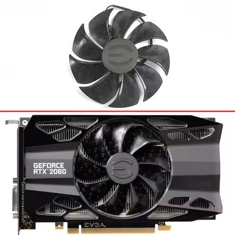 NEW 87MM 4PIN PLD09220S12H RTX 2060 XC GAMING GPU Fan，For EVGA GeForce GTX 1660Ti 1660 1650 XC GAMIN